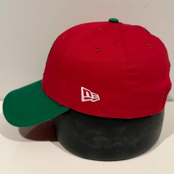 Portgual National Soccer Team New Era 9FORTY Adjustable Hat Cap Red/Green Cotton - Picture 2 of 6